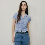 RAIVE String Shirring Blouse VW5MB124_2color