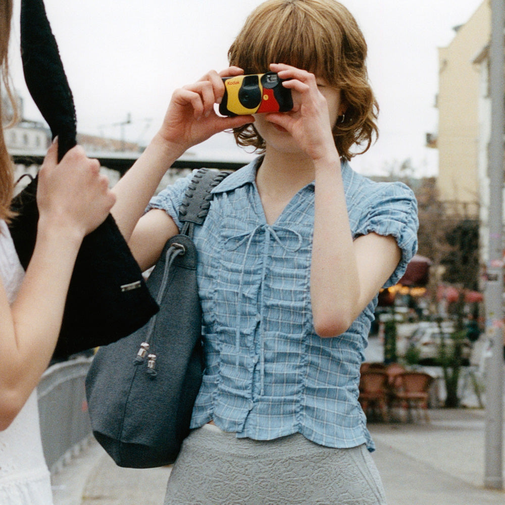 RAIVE String Shirring Blouse VW5MB124_2color