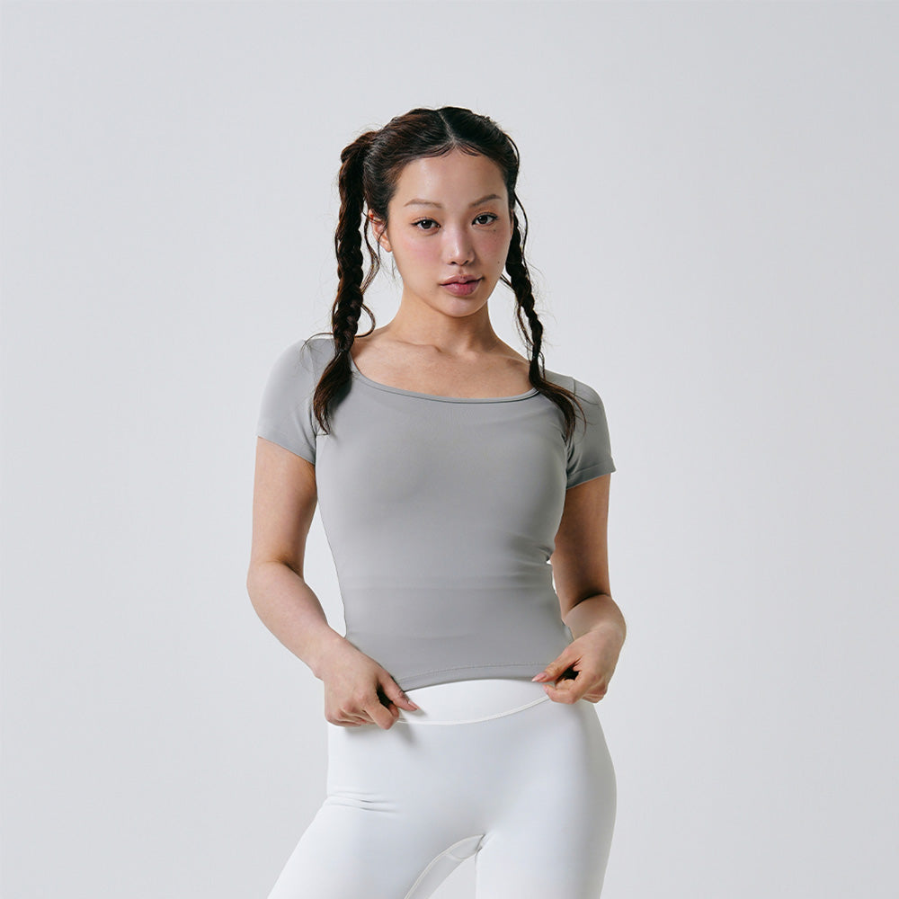 CONCHWEAR Slim fit square neck short sleeve (6 colors)