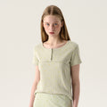 TTUDEMENT BLOOMING FLOWER TEE (MINT)