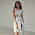 THEMARGOT [3rd] Button sleeveless_white