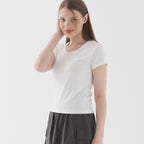 PIANER Slim fit round neck short sleeve t-shirt (white)