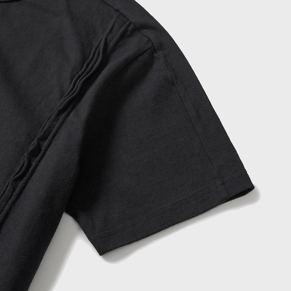 karactor Fiddlehead half T-shirts / Black charcoal