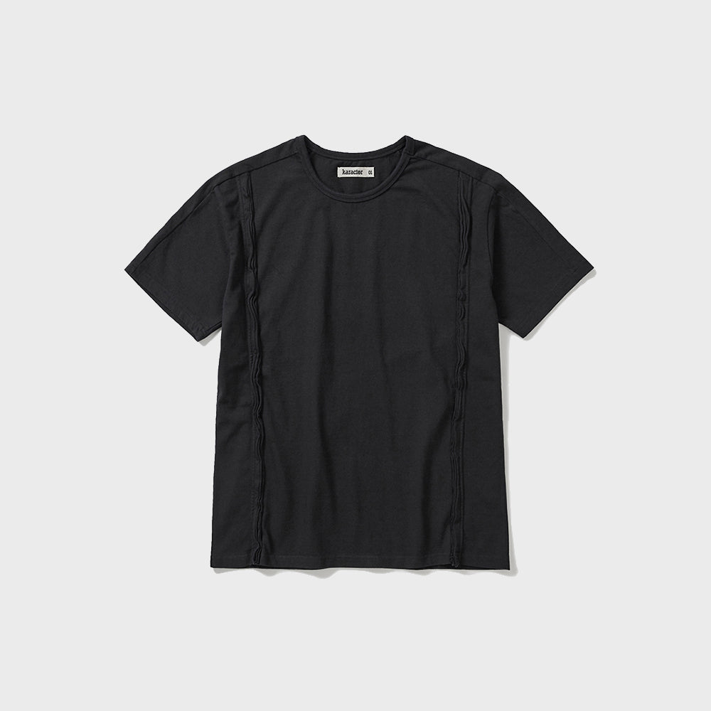 karactor Fiddlehead half T-shirts / Black charcoal