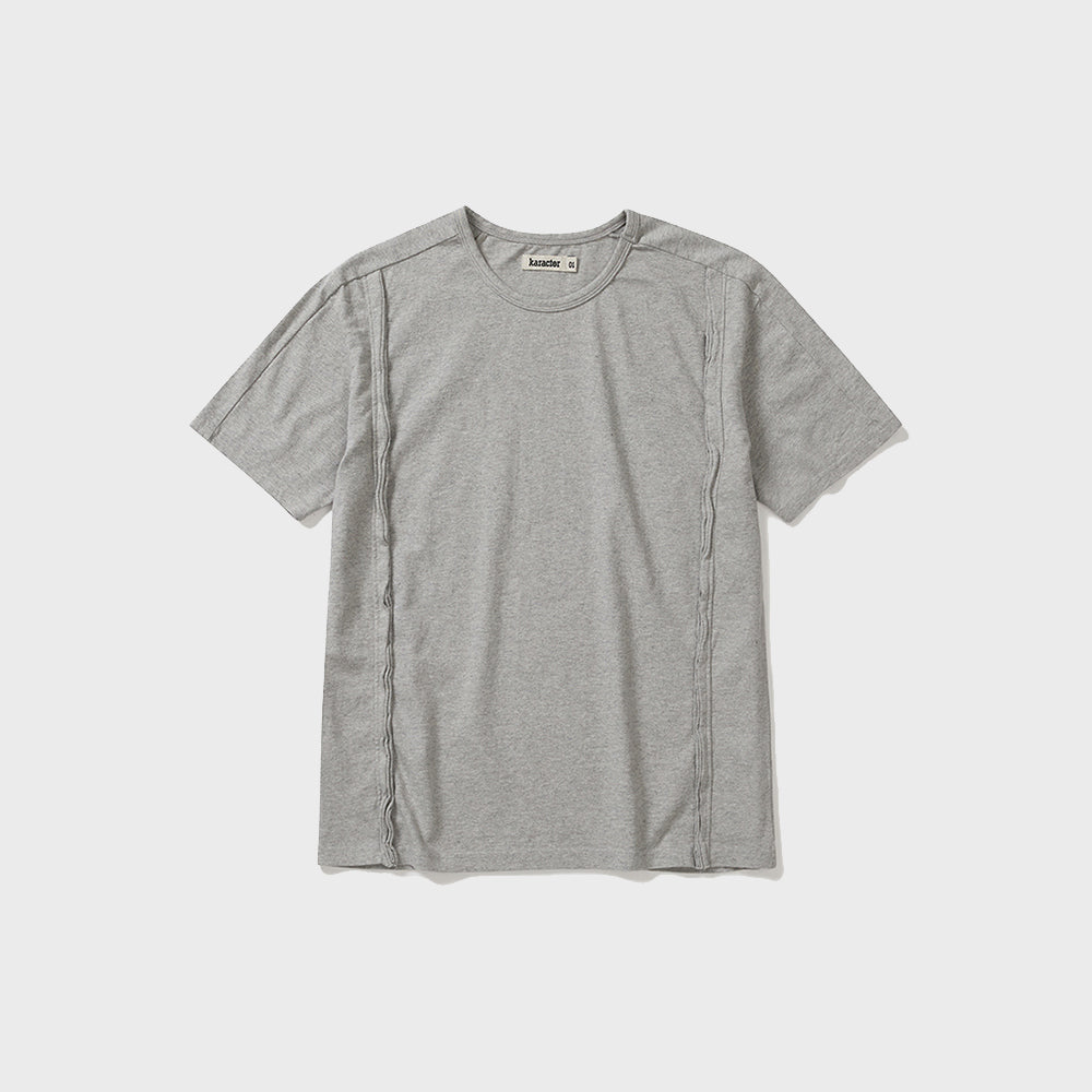 karactor Fiddlehead half T-shirts / Melange gray