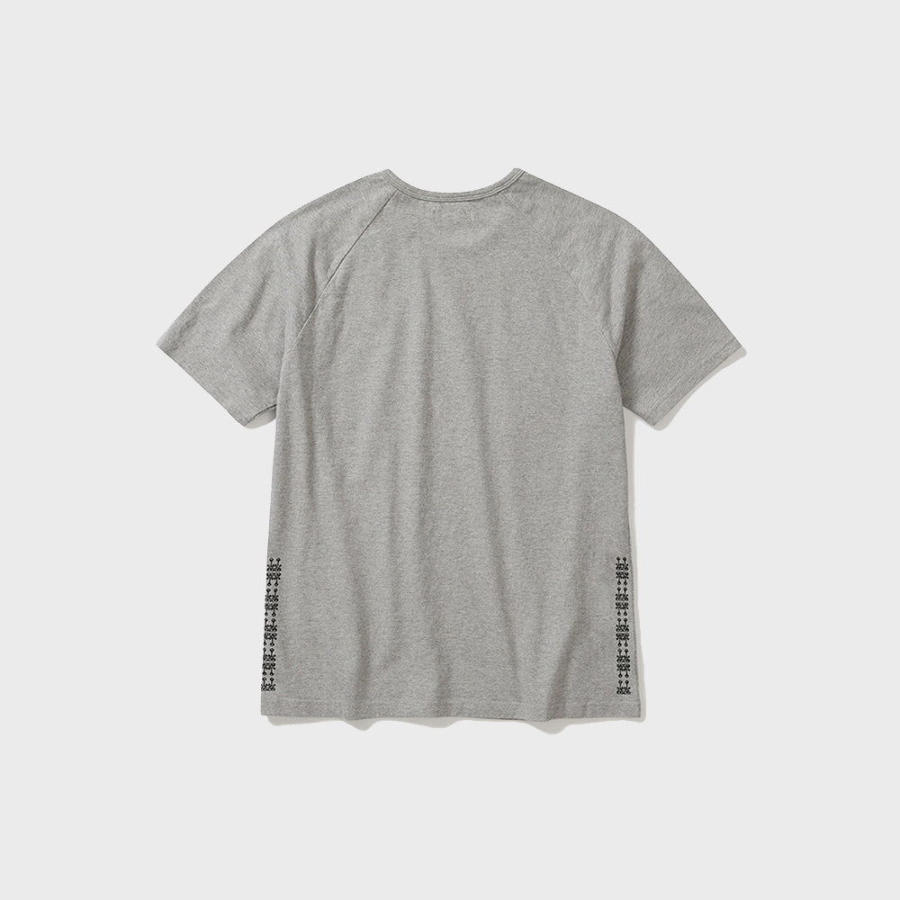 karactor Fiddlehead half T-shirts / Melange gray