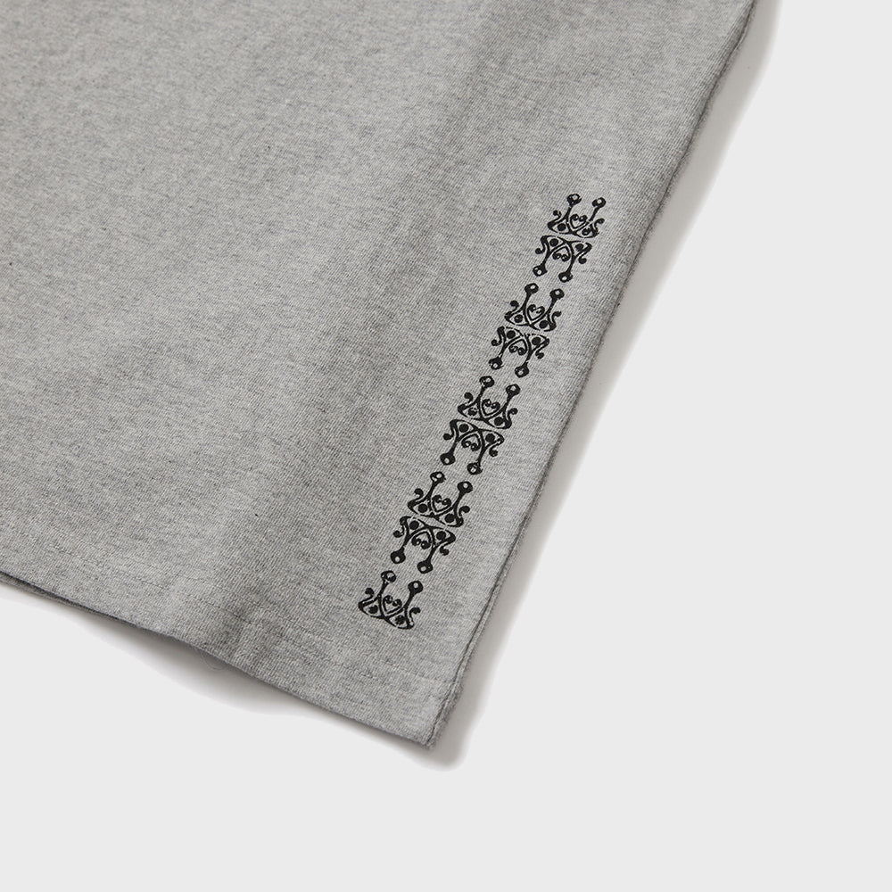 karactor Fiddlehead half T-shirts / Melange gray
