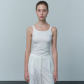 LE square neck sleeveless (white)