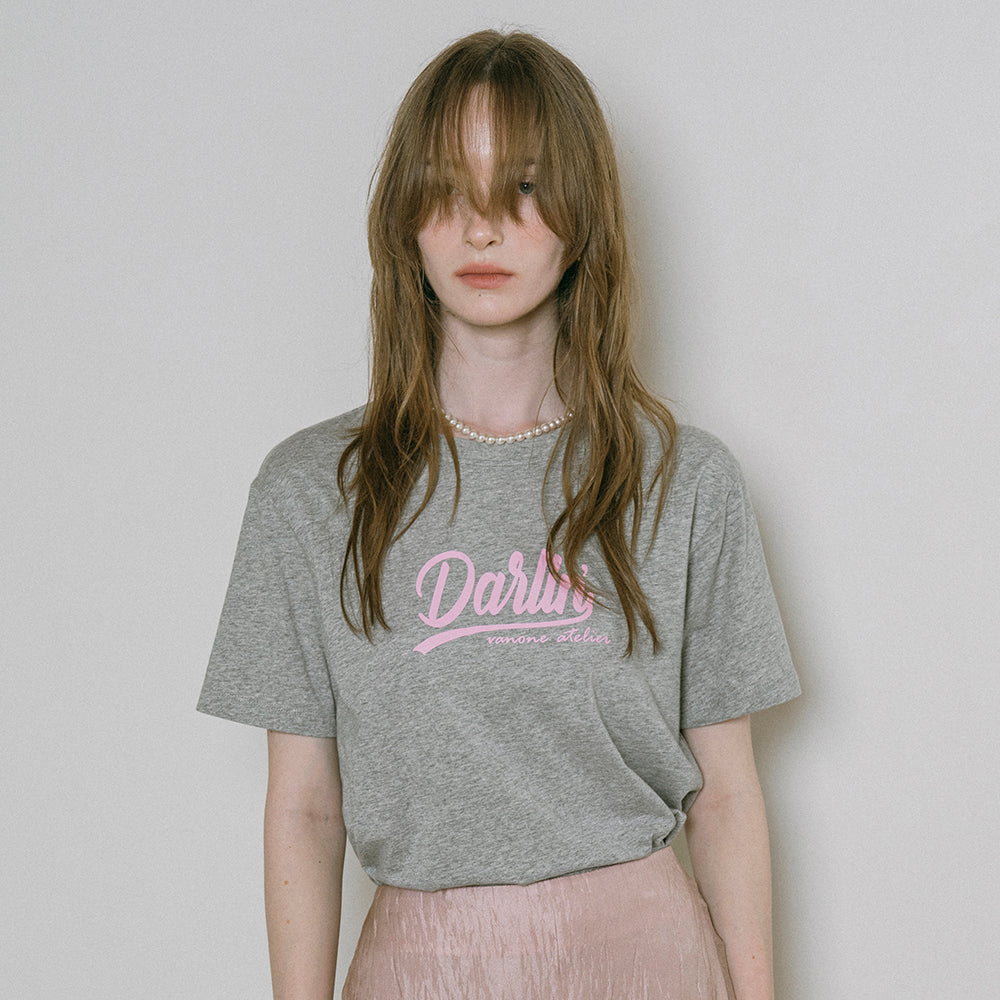 VANONE ATELIER A3524 Darling t-shirt_Melange gray