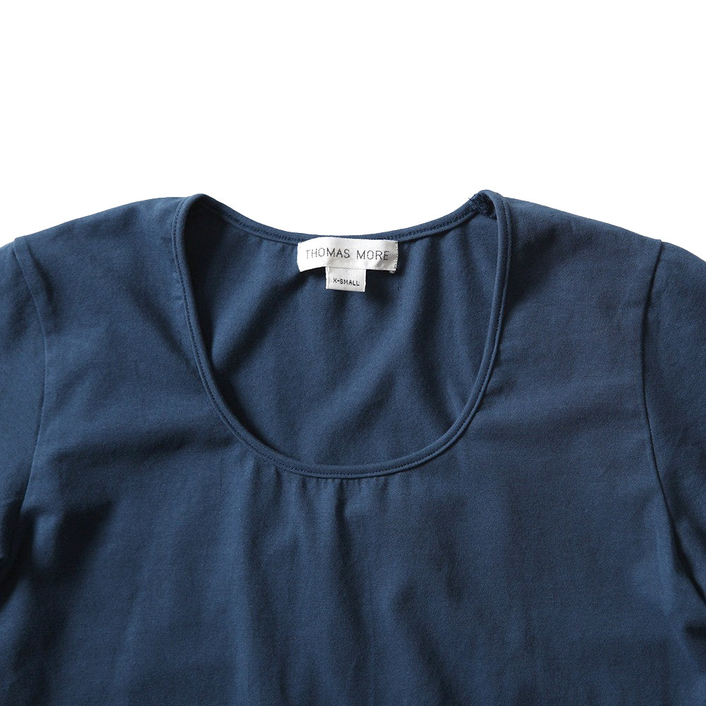 THOMAS MORE TF2-TS13 U-neck Tini short sleeves – Teal Blue