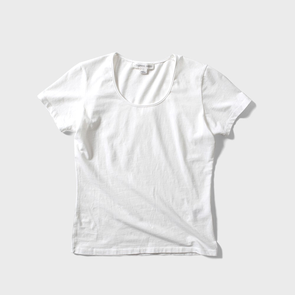 THOMAS MORE TF2-TS13 U-neck Tini short sleeves - White