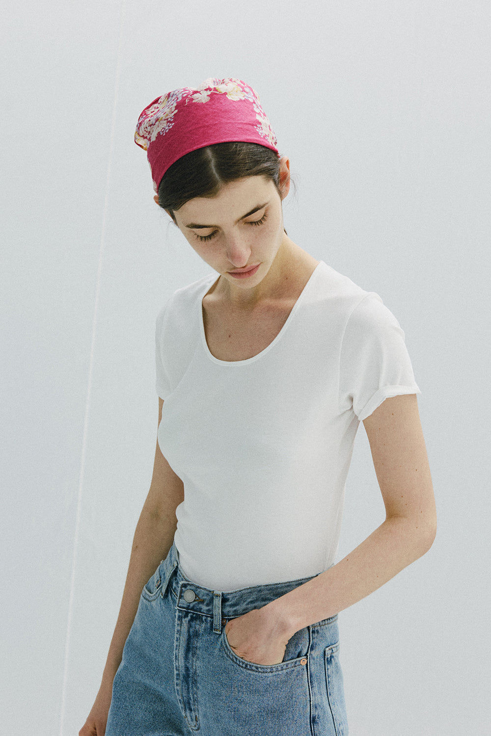 THOMAS MORE TF2-TS13 U-neck Tini short sleeves - White