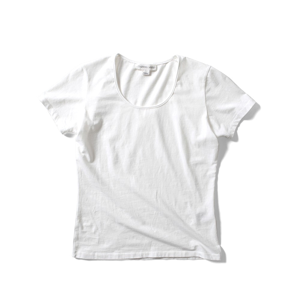 THOMAS MORE TF2-TS13 U-neck Tini short sleeves - White