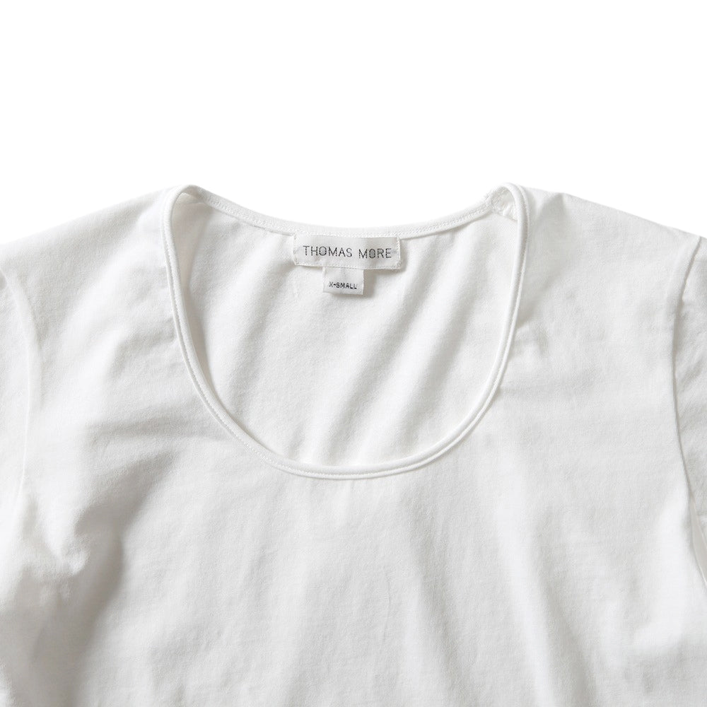 THOMAS MORE TF2-TS13 U-neck Tini short sleeves - White