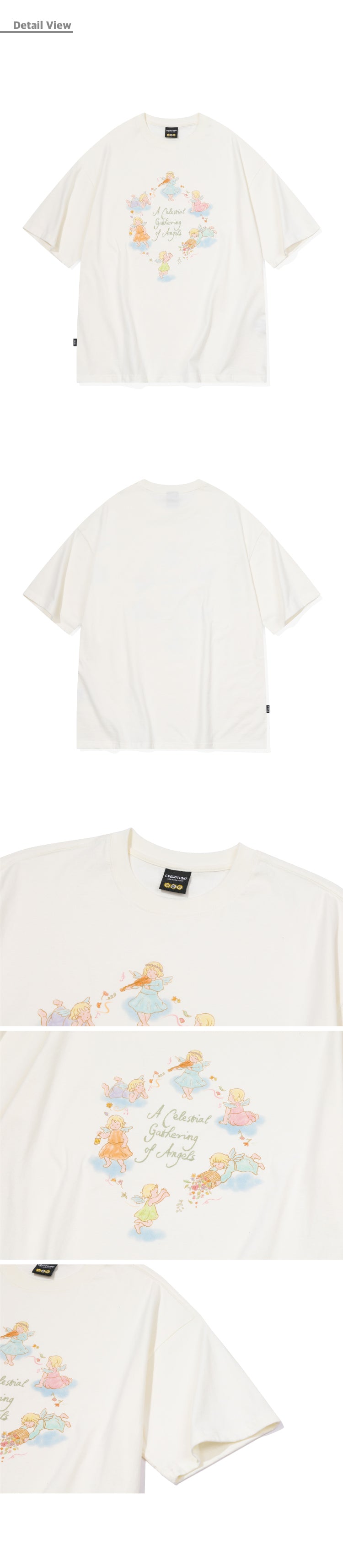 CPGN DTP Angels Short Sleeve T-Shirt Cream