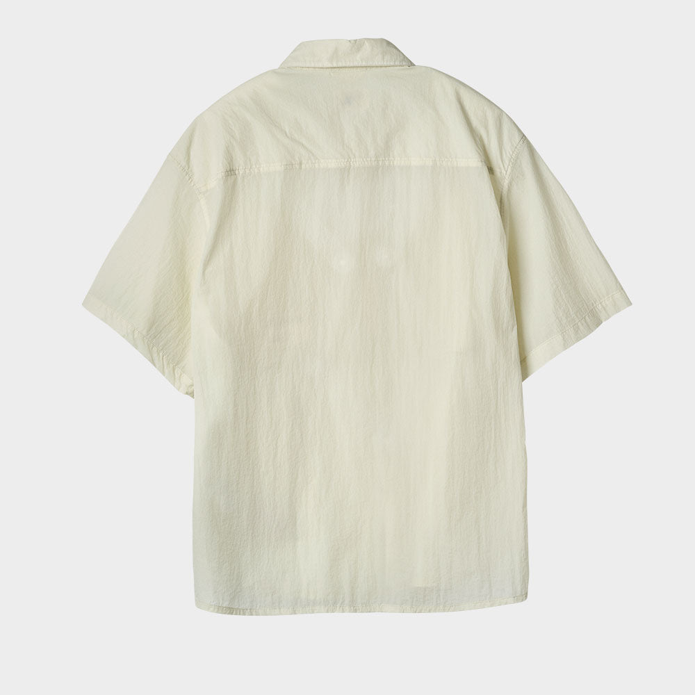 rough side [29 Exclusive] Layer Half Shirt Jacket Ivory