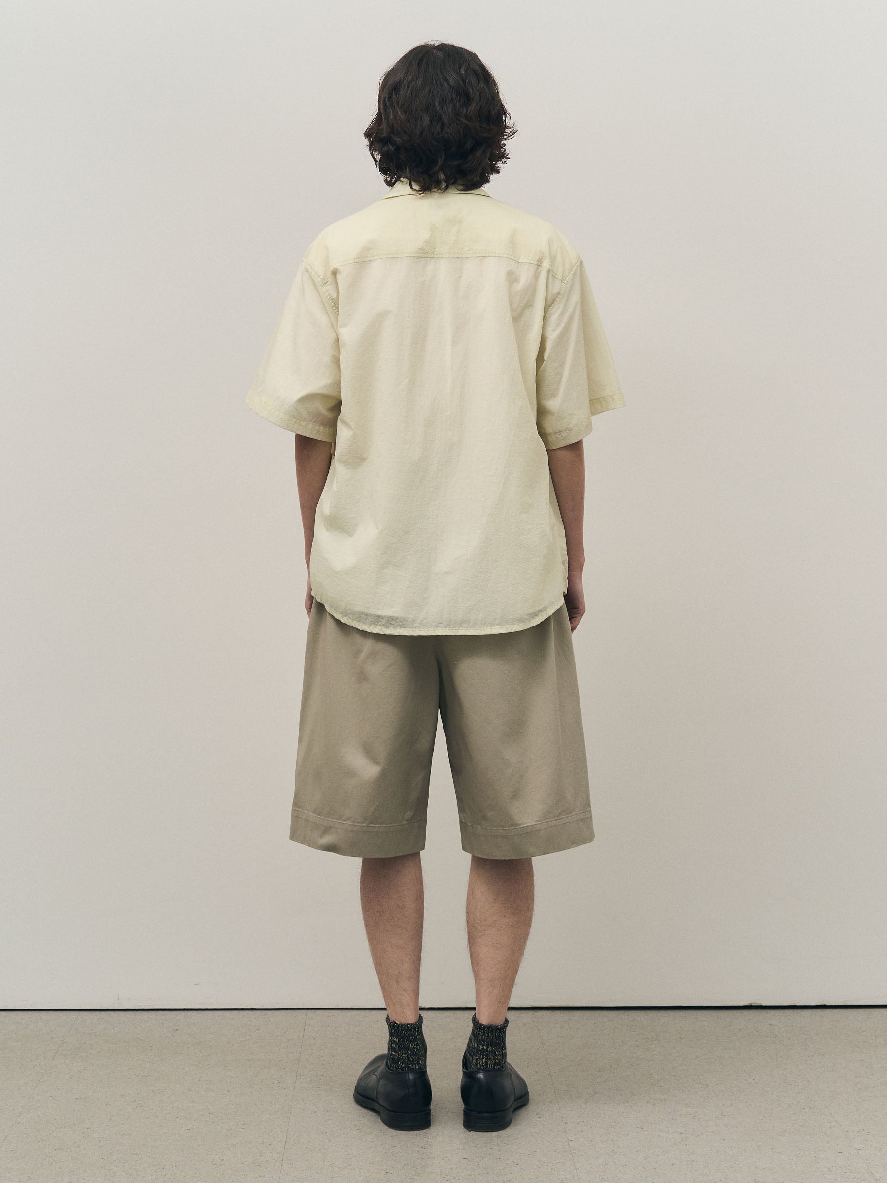 rough side [29 Exclusive] Layer Half Shirt Jacket Ivory
