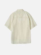 rough side [29 Exclusive] Layer Half Shirt Jacket Ivory