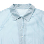 MICHIKO LONDON KOSHINO GLOW SHEER SHIRTS POWDER BLUE