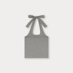SOMEWHEREBUTTER [18th] Halter Pendant Sleeveless - Grey