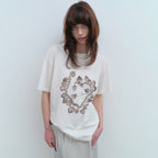 MILLO WOMEN Vintage pendant t-shirt [ivory]