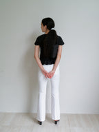 UNDERSTANDING EDITION TULIP FRILL BLOUSE (BLACK)
