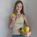 WEDNESDAYOASIS Blossom Sleeveless Top_LEMON(W25-TP17)