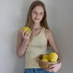 WEDNESDAYOASIS Blossom Sleeveless Top_LEMON(W25-TP17)