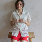 OUR HOPE Crochet Atelier Shirt - Ivory