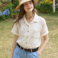 OUR HOPE Crochet Atelier Shirt - Ivory