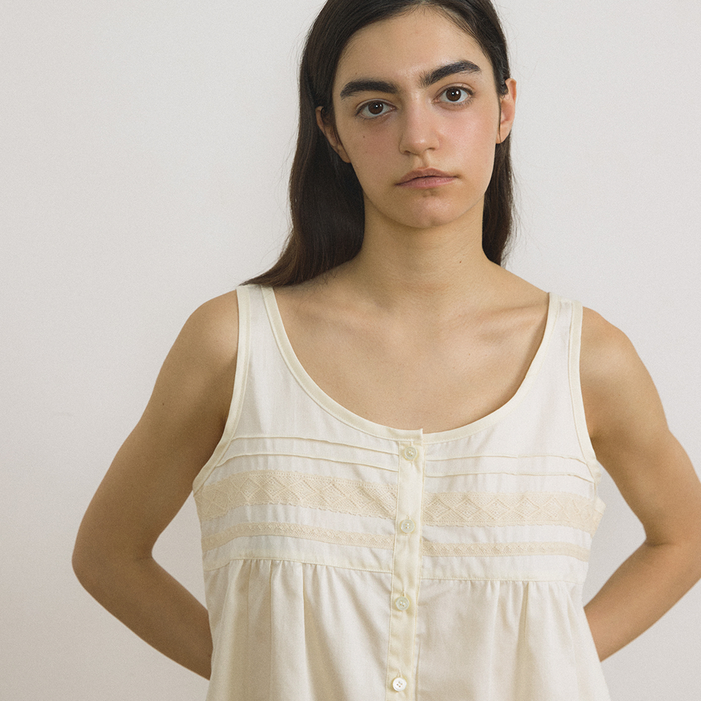 JO'S LOUNGE (w) Classic Cotton Sleeveless Two piece 008