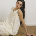 JO'S LOUNGE (w) Classic Cotton Sleeveless Two piece 008