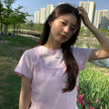 LETERIE [29CM Exclusive][Influencer PICK]BUSTIER LAYERED T-SHIRT_PINK