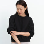NOD [16th 8/4 pre-order delivery] Sheer Sweatshirt (Black)