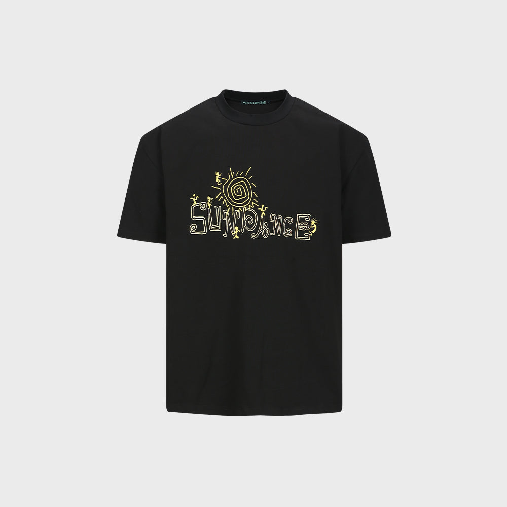 ADSB ANDERSSON BELL (ESSENTIAL) UNISEX SUN DANCE T-SHIRT atb1401u(BLACK)