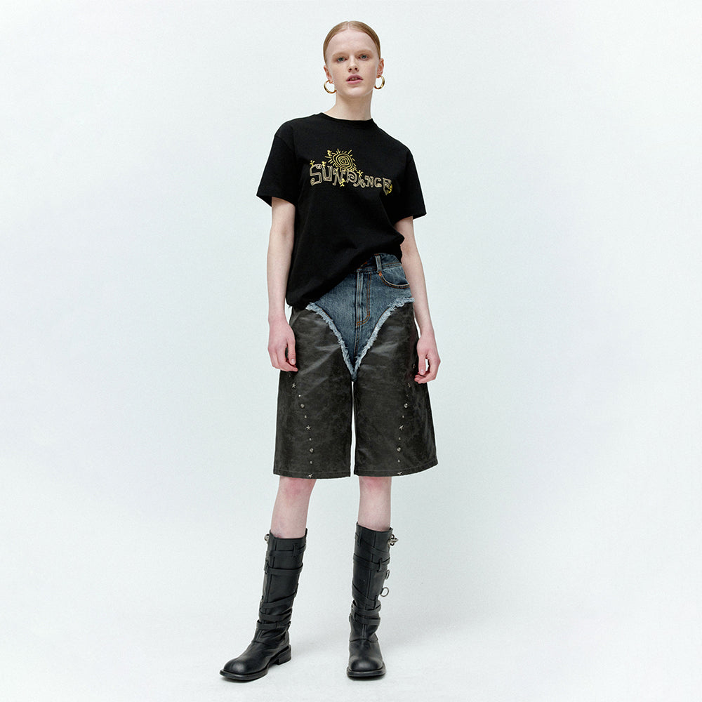 ADSB ANDERSSON BELL (ESSENTIAL) UNISEX SUN DANCE T-SHIRT atb1401u(BLACK)