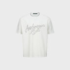 ADSB ANDERSSON BELL (ESSENTIAL) UNISEX LIQUID LOGO T-SHIRT atb1405u(WHITE)