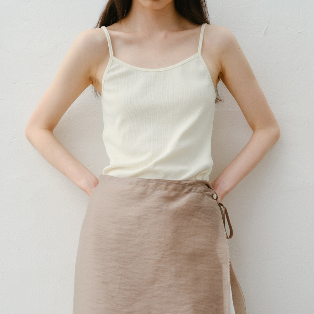 URAGO Basic ribbed sleeveless_3colors