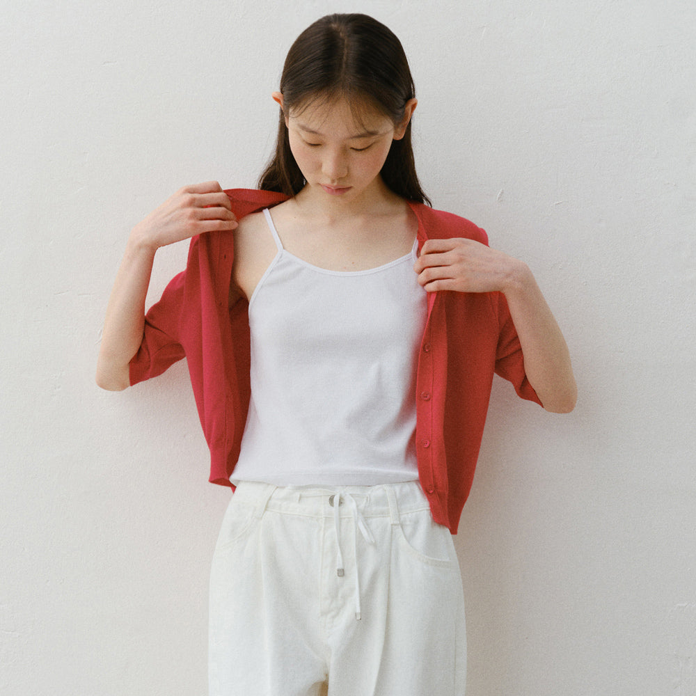 URAGO Basic ribbed sleeveless_3colors