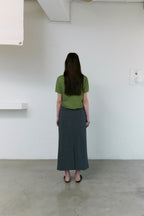 AUBOUR [2nd restock] dual seam t-shirt (olive)