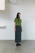 AUBOUR [2nd restock] dual seam t-shirt (olive)