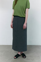 AUBOUR [2nd restock] dual seam t-shirt (olive)