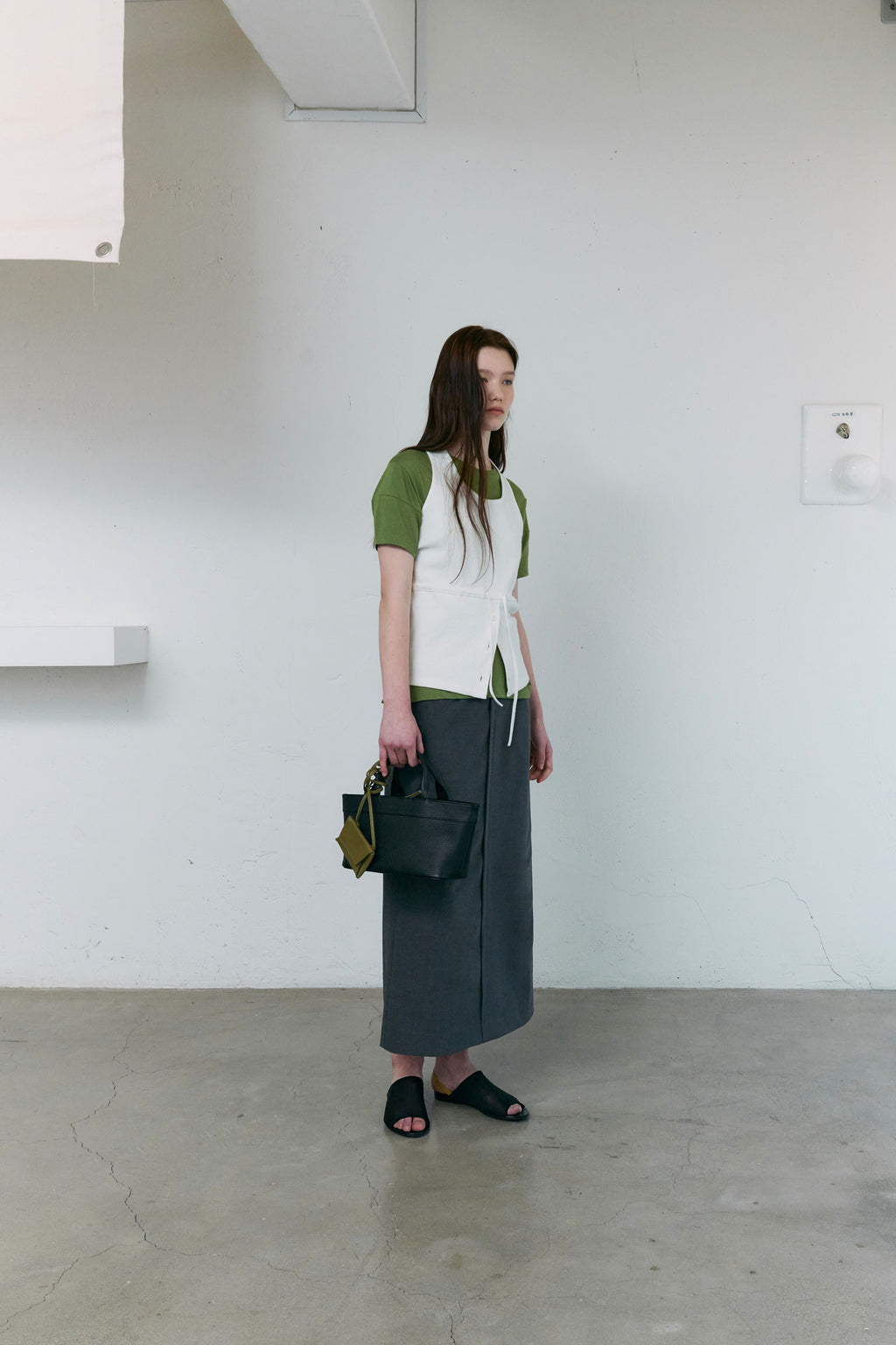 AUBOUR [2nd restock] dual seam t-shirt (olive)
