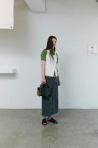 AUBOUR [2nd restock] dual seam t-shirt (olive)