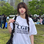 CGP Square logo short sleeve t-shirt_white