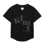 KIMS FRESH COTTON MARKET (Unisex) Messy Alpha Logo Tee Black