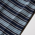 DEUTERO Leo VTG Striped LS Tee Navy