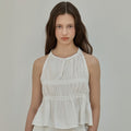 ellioti Ripple Halter Blouse_2Color