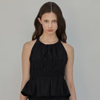 ellioti Ripple Halter Blouse_2Color