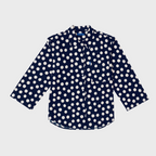 FINCA [29CM Exclusive]BK103 Classic Shirt_Navy Dot 2SIZES